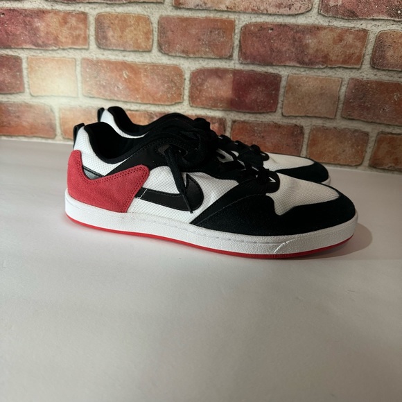 NIKE SB Alleyoop Chicago Colorway Black White Red Shoes New Mens 10.5 - Picture 3 of 6